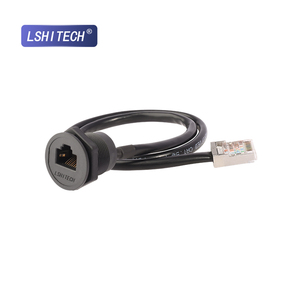 Lshitech M22 <span class=keywords><strong>RJ45</strong></span> Ethernet Bảng điều chỉnh núi Cat5 IP65 công nghiệp không thấm nước kết nối với cáp Ethernet - Product Image 1