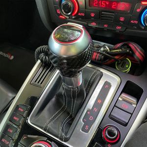 Pomo de Palanca de Cambios Personalizado de Fibra de Carbono para <span class=keywords><strong>Audi</strong></span> <span class=keywords><strong>A4</strong></span> <span class=keywords><strong>B8</strong></span> B9 A3 S3 RS3 Q3 S6 RS6 <span class=keywords><strong>A4</strong></span> Adaptador para Modificar Palanca Accesorios de <span class=keywords><strong>Interior</strong></span> - Product Image 5