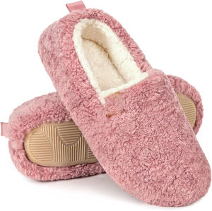 Chaussons confortables pour femmes, doux et bouclés, avec semelle extérieure en mousse à mémoire de forme <span class=keywords><strong>EVA</strong></span>, respirants, légers, à bout ouvert - Product Image 3