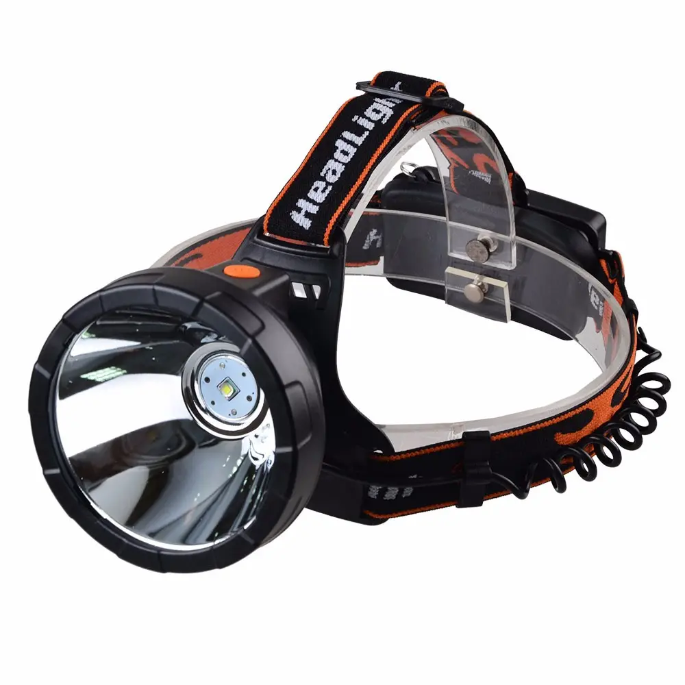 Rechargeable Mining Lamp Hunting Fishing Headlight 10W T6 LED Miner Headlamp Dimmable