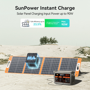 For E103 300W Disaster Relief Portable <b>Solar</b> <b>Generator</b> With MPPT Controller Battery Flashlight & Car Power Station E103 All in O - Product Image 5