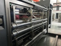 Machine d'impression et de découpe entièrement informatisée haute vitesse pour la fabrication de boîtes en carton, machine d'impression et de rainurage pour carton ondulé