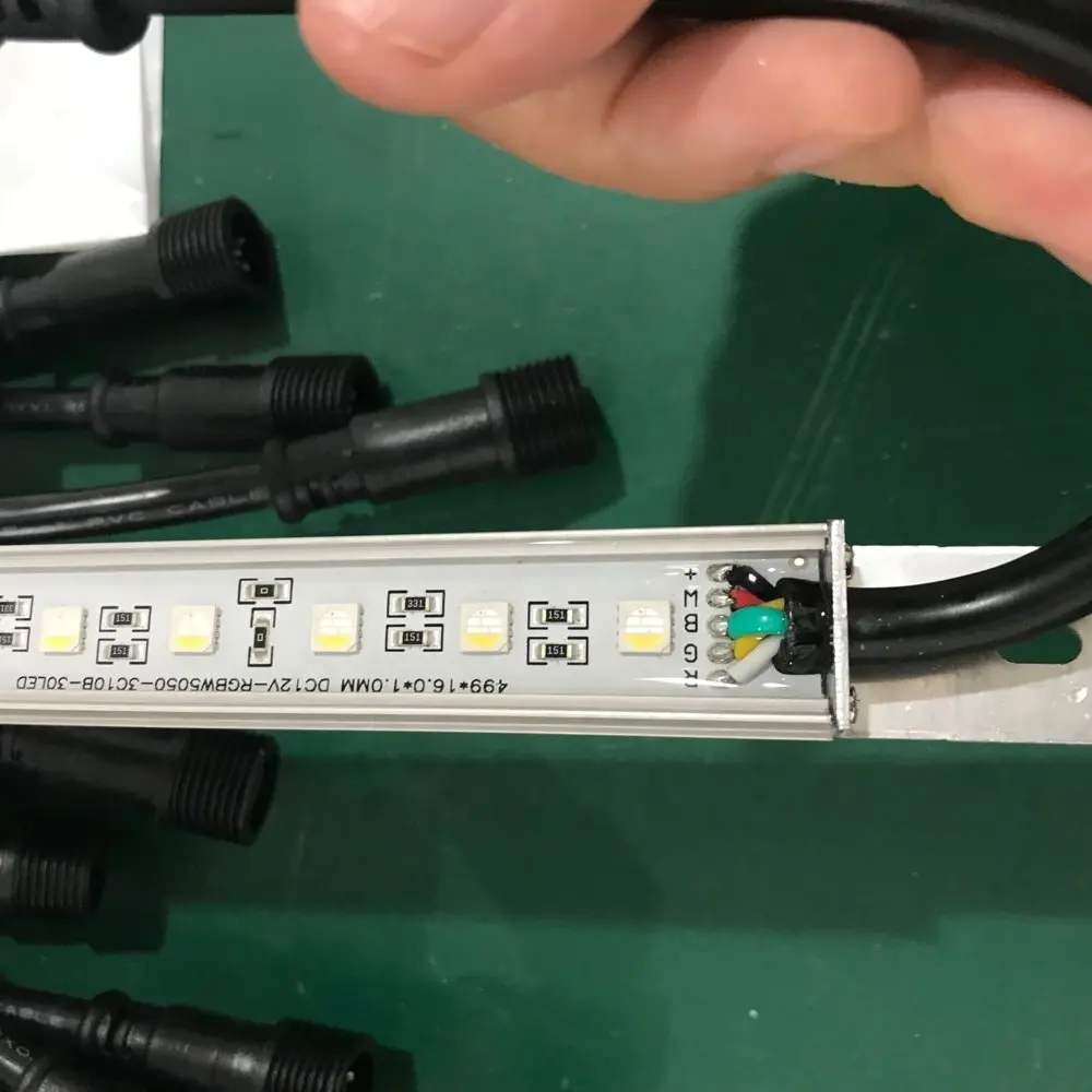 24V 5050 Rgb Rgbw IP67 Dải Chống Nước Lập Trình Ánh Sáng Dmx Pixel Bar Led