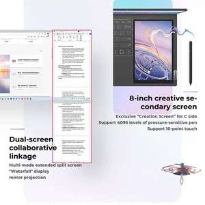 เลอโนโว <span class=keywords><strong>thinkbook</strong></span> PLUS <span class=keywords><strong>I7</strong></span>-12700H ประสิทธิภาพสูง17.3นิ้ว + 8นิ้ว IPS 3K ส่วนตัว & บ้าน & นักเรียน & การศึกษา - Product Image 3