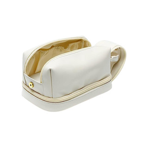 Large <b>Makeup</b> Brush Bag PU Thread Zipper Water Resistant Portable Cosmetic <b>Storage</b> Pouch Travel Organizer Custom Logo Color Case - Product Image 3