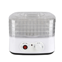 Hete Aanbieding Elektrische Mechanische 5-Tray Huishoudelijke Fruit- & Groente Droger met 250W Mini Voedseldroger