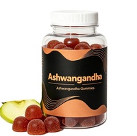 Gummies personnalisées à l'ashwagandha pour le sommeil, soulagement du stress, soutien de l'humeur, aide naturelle au sommeil, supplément à base de racine d'ashwagandha