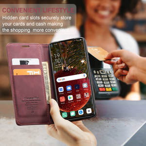 Prêt à expédier étui portefeuille en cuir pour <span class=keywords><strong>Huawei</strong></span> P60 Pro P50 <span class=keywords><strong>P40</strong></span> P30 P20 accessoires de téléphone portable à rabat magnétique - Product Image 6