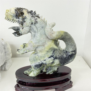 Drago in Pietra Preziosa Intagliato in Giada Xiuyan per Decorazione, Vendita all'Ingrosso - Product Image 2