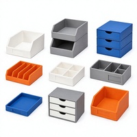 Organizador de Almacenamiento Modular Impreso en 3D con Tecnología FDM, Cajas Apilables de PLA, Organización Personalizada para el Hogar y la Oficina, OEM