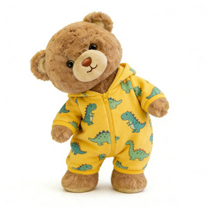 Nouveau design : Mini ours en peluche debout, adorables ours en peluche assis, cadeaux, ours en peluche marron avec vêtements - Product Image 4