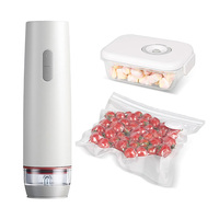 Machine de mise sous vide alimentaire portable intelligente et automatique, mini-pompe manuelle en plastique