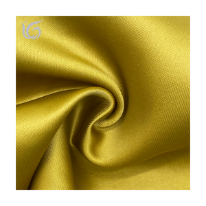 Tissu satiné extensible imprimé 100% polyester de haute qualité pour robes de mariée et vêtements pour filles en stock - Product Image 1