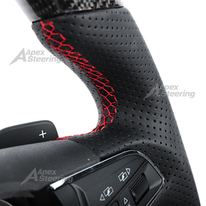Volant en fibre de carbone LED amélioré pour <span class=keywords><strong>Seat</strong></span> <span class=keywords><strong>Leon</strong></span> <span class=keywords><strong>Cupra</strong></span> MK3 - Product Image 3