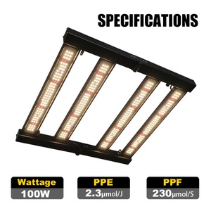 Lámpara LED de Cultivo de Espectro Completo de 400W, Regulable, Comercial, para Floración de Plantas, Clasificación IP65, Deshumidificador de Aluminio para Cuarto de Cultivo - Product Image 6
