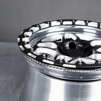 Jantes de course à l'ancienne forgées Beadlock style Belak, légères, en alliage d'aluminium 6061 T6, 17, 18, 19, 20 pouces, PCD personnalisé