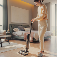Moteur sans balais pour aspirateur domestique sec/humide autonettoyant pratique avec assistant vocal pour hôtels