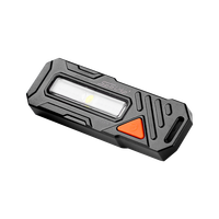Feu arrière de sécurité LED clignotant rouge et bleu, étanche IP63, rechargeable par USB, avec clip, pour la course et la marche
