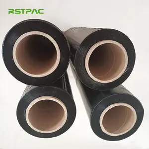 Black wrap film Stretch Packingwidth 50 weight 3.3 kg