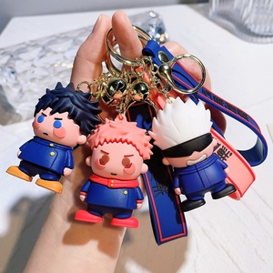 พวงกุญแจ PVC 3 มิติ 6 แบบ ตัวละครอนิเมะสุดฮิต ซาโตรุ โกโจ ซุคุนะ <span class=keywords><strong>มาฮิโตะ</strong></span> ฟิกเกอร์อนิเมะ ตุ๊กตาสำหรับสาวๆ ของขวัญจี้ห้อยคอ - Product Image 1