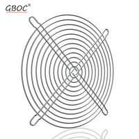 Grille de protection industrielle GBOC 220 mm en fil métallique argenté pour ventilateur axial 22580 200FZY