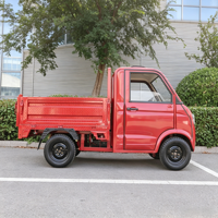 Véhicule utilitaire électrique robuste à 4 roues, mini-fourgonnette, tricycle cargo avec cabine, camionnette électrique pour usage en usine