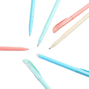 Stylo Gel Personnalisé Bleu et Rouge avec Gomme, Stylo Magique Effaçable en Plastique à Effraction Facile, Vente en Gros - Product Image 1