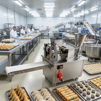 Machine automatique de fabrication de samosas de haute qualité, machine à dumplings chinoise, machine à fabriquer des jiaozi