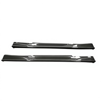 Nouvelles jupes latérales en fibre de carbone brillante avec séparateurs de lèvres pour Nissan GT-R R35 2008-2016 (Marque personnalisée) - Garantie 180 jours - Extérieur