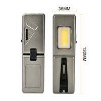 Lampu Kerja COB Lipat Isi Ulang 800LM Grosir, Senter LED Magnetik Multi-Fungsi dengan Laser Hijau UV & Klip