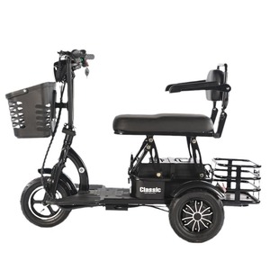 <span class=keywords><strong>Tricycle</strong></span> électrique pliable pour seniors Elite 400W 48V 20km/h avec siège double extensible, frein à main et à pied, acier haute résistance - Product Image 2