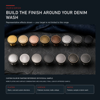 Boutons de jeans en alliage de zinc moulé sous pression, personnalisés, écologiques, résistants, de haute qualité, sans couture, en vrac