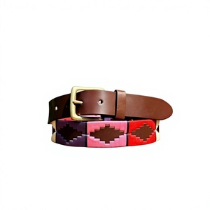 Handmade Men's Vintage Square Casual Belts Buckle Durable Eco Friendly Genuine Leather Polo Belt Luxury Gift Custom Logo Print - Product Image 4
