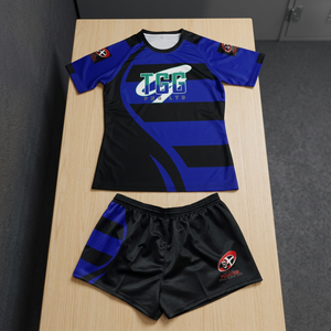 Maillot de rugby personnalisé en sublimation respirant, à séchage rapide et antibactérien pour uniforme de rugby, vêtements d'équipe de rugby de qualité supérieure - Product Image 3