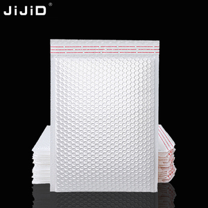 Enveloppe à bulles blanche mate JIJID Sacs postaux personnalisés à bulles auto-scellants Sacs postaux en poly Sacs postaux - Product Image 2