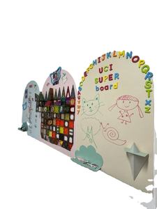 <span class=keywords><strong>Tableau</strong></span> blanc magnétique UCI Playwall pour enfants, autocollant mural 95x75cm, <span class=keywords><strong>tableau</strong></span> effaçable et réutilisable Uni-Felt - Product Image 1
