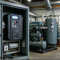 OULU Variateur de fréquence triphasé CA 380V 2.2KW haute performance à contrôle vectoriel pour compresseur d'air, ventilateur, pompe, convoyeur – Prise en charge OEM