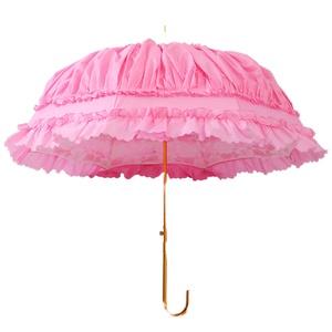 Elegant and Beautiful <b>Umbrella</b> with Lace Trim for Sun protection and Waterproofing Designed for Wedding Photography and Women - Product Image 1