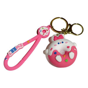 Llavero de Dibujos Animados Ecológico para Mujeres y Niñas, Mini Figura Kawaii, Tirador de Cremallera, Amuleto de Goma UV para Mochila, Regalo para Accesorios de Bolsa - Product Image 6