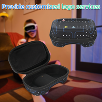 Logo personnalisé Anti-chute étanche fermeture éclair 3D VR étui à lunettes tampon sismique 7 pouces Durable Portable EVA sac à outils