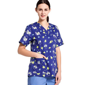 Chemises ANNO à motif animalier pour infirmiers, uniformes de travail pour médecins, cliniques, hôpitaux, dentistes, vétérinaires, t-shirts - Product Image 2