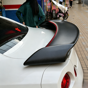 New Nissan GT-R R35 Carbon Fiber Tail Wing Foot Height Upgrade Bracket with Bolt-On Direct Install and Perfect <b>Gap</b> Matching - Product Image 6