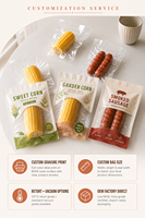Sachet sous vide BOPA en nylon RCPP transparent, étanche et thermoscellable pour Zongzi, maïs et repas prêts à réchauffer - Fournisseur