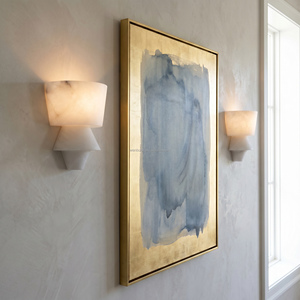 Luxury Marble Wall Lamp Golden LED <b>Light</b> for Living Room TV Background Wall <b>Corridor</b> Bedroom Bedside-for Home Use - Product Image 3