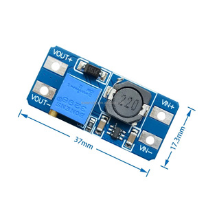 Módulo Elevador de Voltaje Ajustable DC-DC MT3608 2A, Placa de Refuerzo con USB Tipo C y Micro USB, de 2V-24V a 5V, 9V, 12V, 28V - Product Image 3