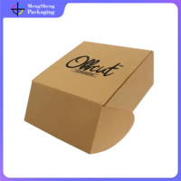 Kosmetik Flat Mailer Custom Printing Wellpappe Kraft karton Papier karton für Versand boxen Geschenk box