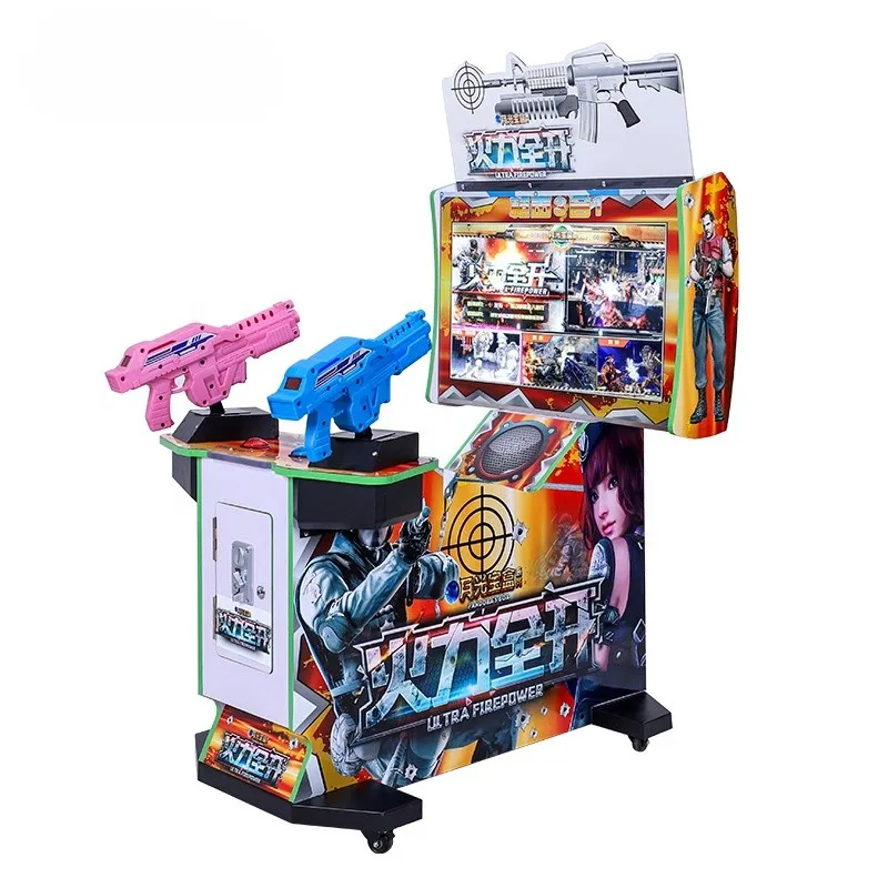 Crianças Pusher 3 em 1 Exterminador Interior Diversão Luz Gun Jogo Tiro Simulador Arcade Machine