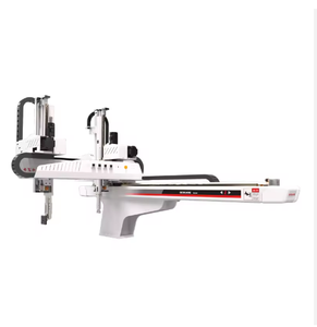 Machine d'injection de technologie robotique servo avec moteur à engrenages PLC intégré, dotée de robots articulés pour la préhension efficace du plastique - Product Image 1