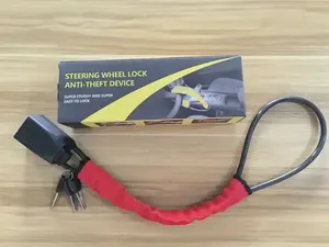 Blocco <span class=keywords><strong>Antifurto</strong></span> a U in Acciaio per Volante Auto con 3 Chiavi, Dispositivo di Blocco Cintura di Sicurezza per Auto, Camion, SUV, Furgoni, Camper - Product Image 2