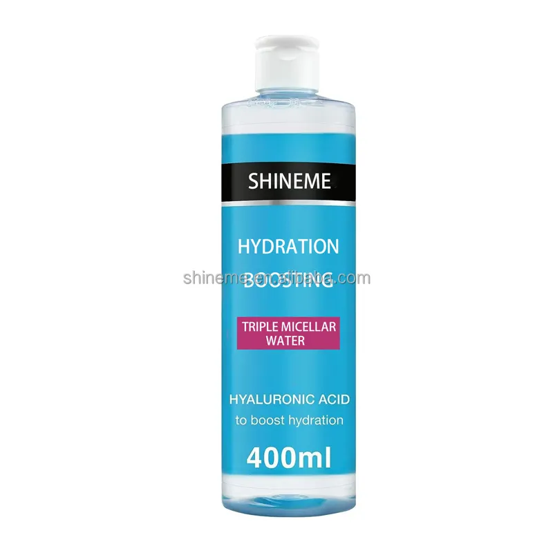 OEM ODM Suitable for Sensitive Skin Removes Makeup Dirt Oil Hydrating Hyaluronic Acid Micellar Cleansing Water